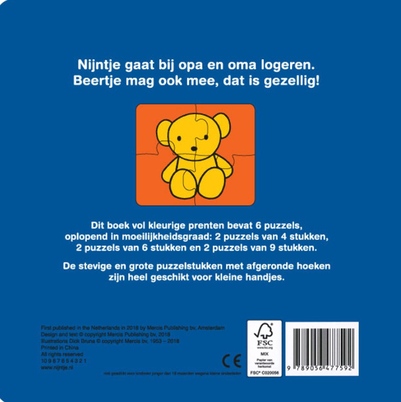 Nijntje logeert bij opa en oma - Dick Bruna