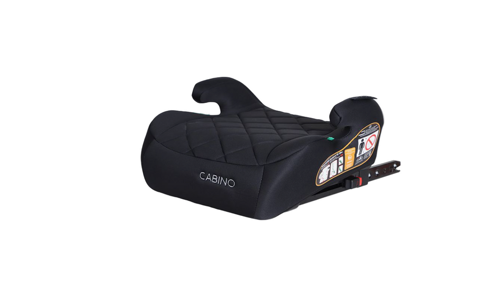 Cabino Booster | Zwart (met Isofix)
