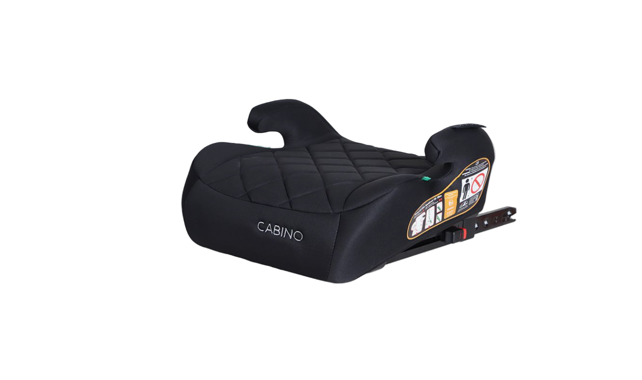 Cabino Booster | Zwart (met Isofix)