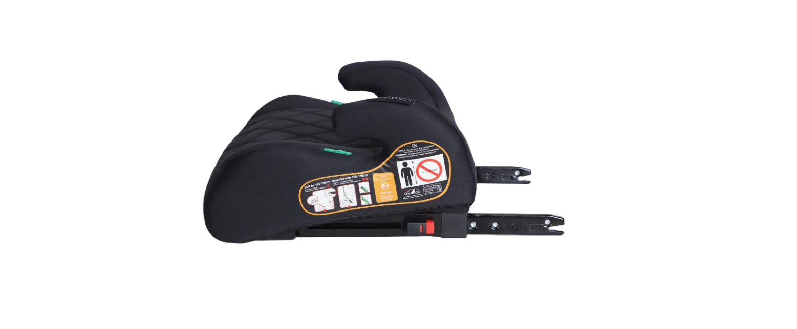 Cabino Booster | Zwart (met Isofix)