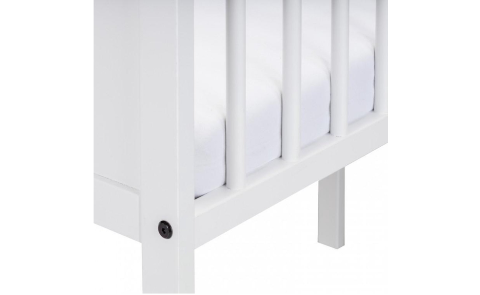 Europe Baby Wieg Jill mat wit 40 x 80 cm