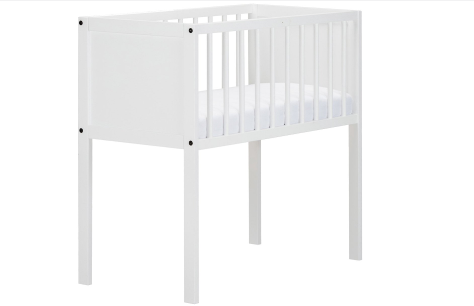 Europe Baby Wieg Jill mat wit 40 x 80 cm