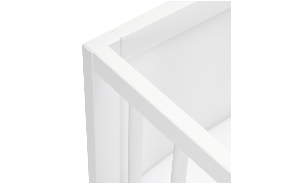 Europe Baby Wieg Jill mat wit 40 x 80 cm