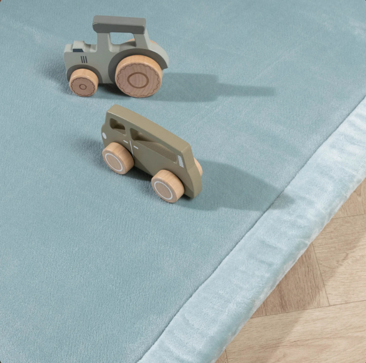 Little Olly Wasbare Speelmat - Jip Blauw
